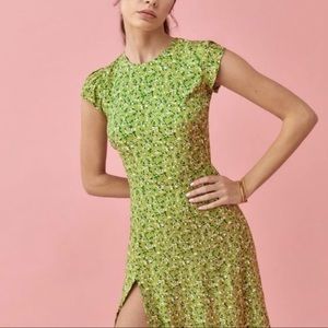 Reformation | Gavin cut-out back midi dress - Size 4